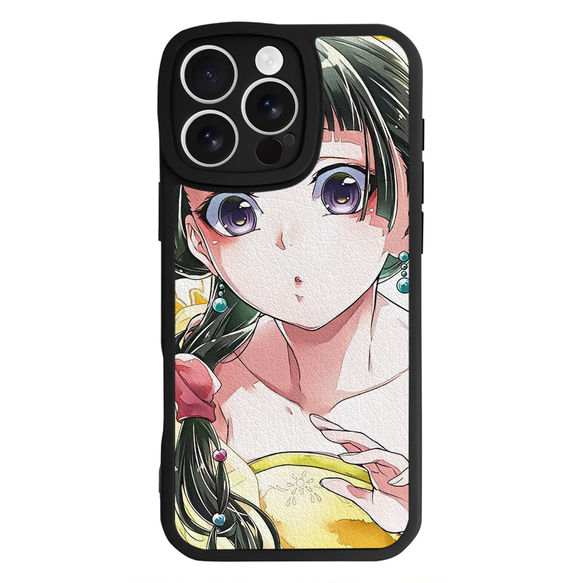 薬屋のひとりごと The Apothecary Diaries 【iPhone 16シリーズ対応】シリコンスマホケース（レザー調） 材質：シリコン